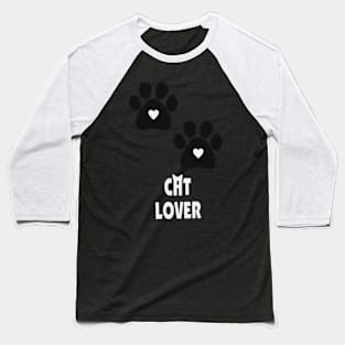 Cat Lover Baseball T-Shirt